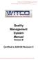 Quality Management System Manual