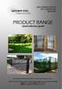 PRODUCT RANGE. Quick reference guide. Specialists in Palisade Gates, Barriers, Vehicle and Pedestrian Access.