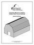 Instruction Manual for Installing OutBack Steel-Framed Buildings. Gambrel Buildings