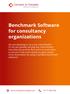 Benchmark Software for consultancy organizations