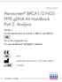 therascreen BRCA1/2 NGS FFPE gdna Kit Handbook Part 2: Analysis