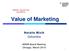 Value of Marketing Natalie Mizik
