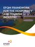 EFQM FRAMEWORK FOR THE HOSPITALITY AND TOURISM INDUSTRY