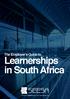 The Employer s Guide to. Learnerships in South Africa. Published by SEESA (Pty) Ltd 2017