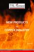 NEW PRODUCTS COPPER INDUSTRY