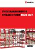 stock management & storage system made easy
