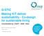 G-STIC Making ICT deliver sustainability - Co-design for sustainable living