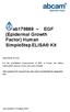 ab EGF (Epidermal Growth Factor) Human SimpleStep ELISA Kit