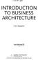 INTRODUCTION TO BUSINESS ARCHITECTURE