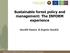 Sustainable forest policy and management: The INFORM experience. Vassiliki Kazana & Angelos Kazaklis