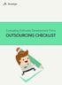 Evaluating Software Development Firms OUTSOURCING CHECKLIST