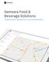 Samsara Food & Beverage Solutions TRANSPORTATION, DISTRIBUTION & COLD CHAIN MONITORING