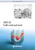 AISI A2 Cold work tool steel