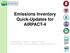 Emissions Inventory Quick-Updates for AIRPACT-4. Prepared by: Farren L. Herron-Thorpe NW-AIRQUEST Annual Meeting (June 18-20, 2014 )