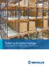 Pallet racking live storage Optimal product turnover thanks to displacement of the load