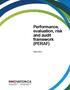 Performance, evaluation, risk and audit framework (PERAF)