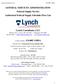 GENERAL SERVICES ADMINISTRATION Federal Supply Service Authorized Federal Supply Schedule Price List. Lynch Consultants, LLC