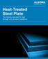 Heat-Treated Steel Plate. The industry standard for high strength and abrasion resistance