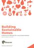 Building Sustainable Homes A Resource Manual for Local Government