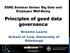 Principles of good data governance