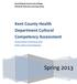 Kent County Health Department Cultural Competency Assessment