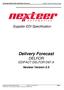 Delivery Forecast DELFOR EDIFACT DELFOR D97.A