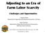 Adjusting to an Era of Farm Labor Scarcity