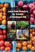Local Food Directory for Schools in Northwest WA