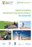 GREEN ECONOMY INVENTORY FOR SOUTH AFRICA: