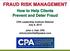 CPA Leadership Institute Webinar July 8, John J. Hall, CPA