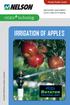 IRRIGATION OF APPLES. rotator technology. Handy Pocket Guide. save water, save energy and do a better job of irrigating.
