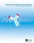 Monoclonal Antibody Characterization Achieving Higher Throughput and Productivity