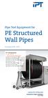 PE Structured Wall Pipes