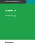 QuickBooks Online Student Guide. Chapter 10. Inventory
