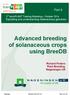 Advanced breeding of solanaceous crops using BreeDB