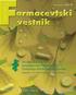 STROKOVNO GLASILO SLOVENSKE FARMACIJE PHARMACEUTICAL JOURNAL OF SLOVENIA