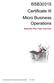 BSB30315 Certificate III Micro Business Operations