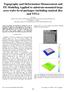 Topography and Deformation Measurement and FE Modeling Applied to substrate-mounted large area wafer-level packages (including stacked dice and TSVs)