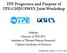 TPE Progresses and Purpose of TPE-GHP/GEWEX Joint Workshop