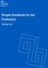 People Standards for the Profession. Version 2.0