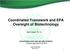 Coordinated Framework and EPA Oversight of Biotechnology