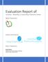 Evaluation Report of