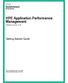 HPE Application Performance Management