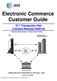 Electronic Commerce Customer Guide