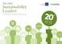 The Sustainability Leaders A GlobeScan/SustainAbility Survey. 20th. Anniversary
