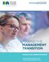 MAKING THE MANAGEMENT TRANSITION. IHA Management Institute INTERACTIVE 5-SESSION PROGRAM. Develop peak performance and leading-edge management skills