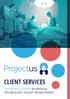 CLIENT SERVICES THE WORLD LEADER IN MEDICAL TECHNOLOGY TALENT MANAGEMENT