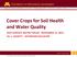 Cover Crops for Soil Health and Water Quality