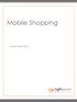 Mobile Shopping. November Copyright 2012 Lightspeed Research. Proprietary Information. All Rights Reserved.