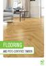 FLOORING AND PEFC-CERTIFIED TIMBER